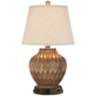 Buckhead Bronze Accent Table Lamp with USB Workstation Base