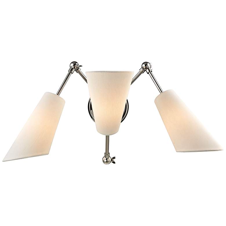 Image 2 Buckingham 11 1/2" High Polished Nickel Wall Sconce more views