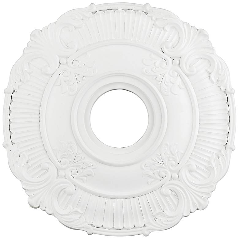 Image 2 Buckingham 18" White Polyurethane Ceiling Medallion