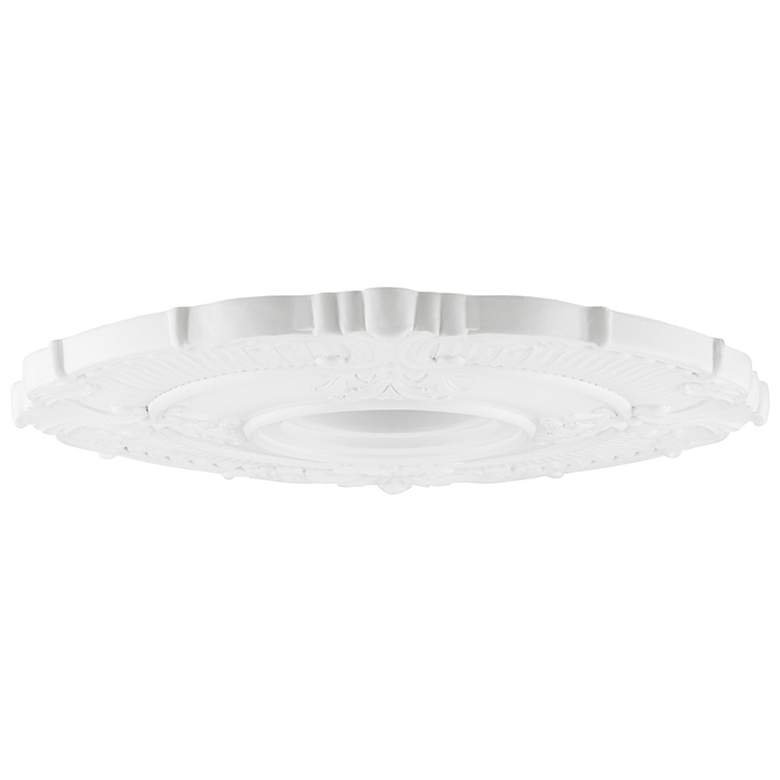 Image 7 Buckingham 18" White Polyurethane Ceiling Medallion more views