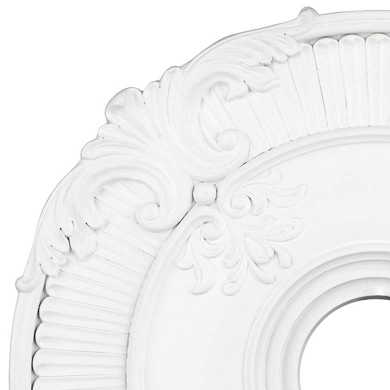 Image 3 Buckingham 22-in x 22-in White Polyurethane Ceiling Medallion more views
