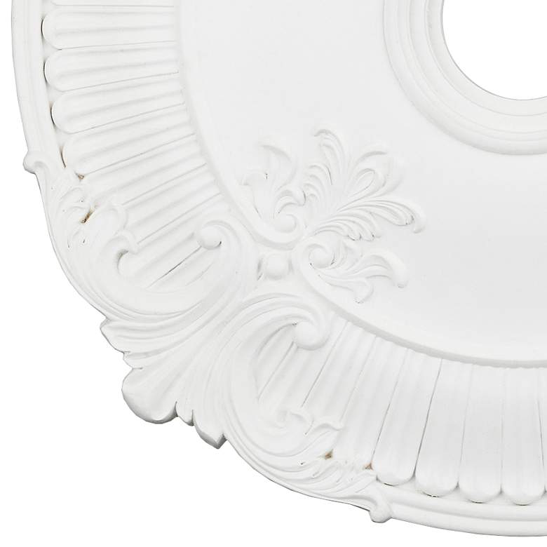 Image 3 Buckingham 30" White Polyurethane Ceiling Medallion more views