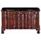 Buckingham 60" Wide Dark Cherry 4-Door Double Sink Vanity