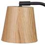 Buckland 15" High Textured Black Accent Table Lamp