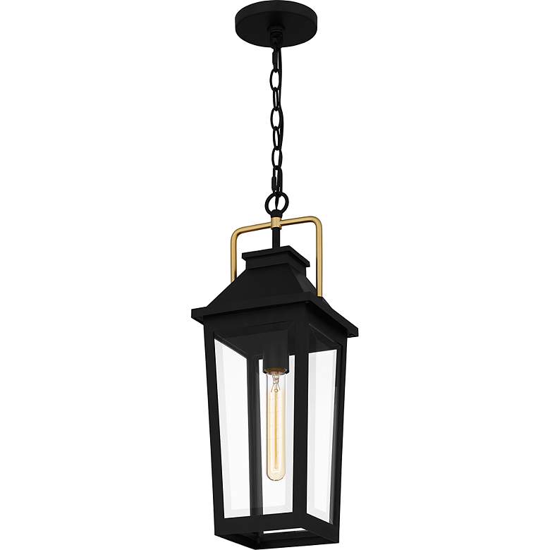 Image 4 Buckley 1-Light Matte Black Outdoor Hanging Lantern more views