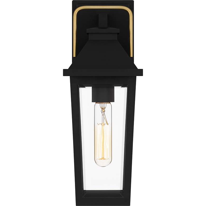 Image 3 Buckley 1-Light Matte Black Outdoor Wall Lantern more views