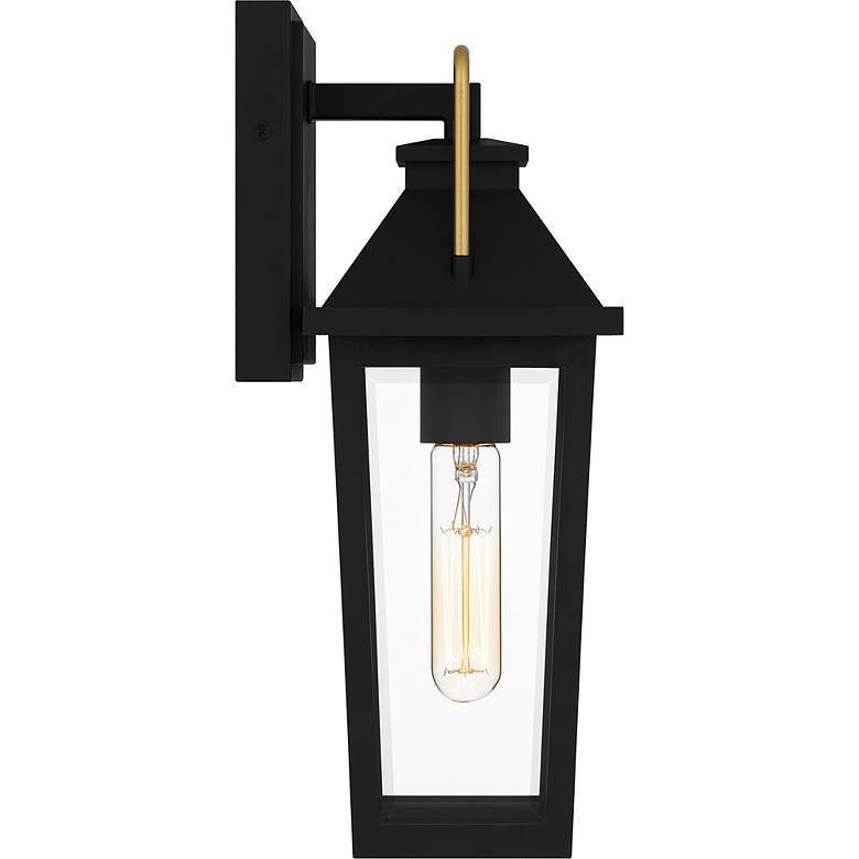 Image 4 Buckley 1-Light Matte Black Outdoor Wall Lantern more views