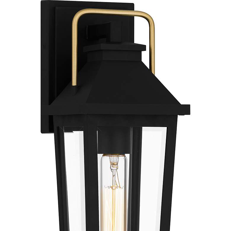 Image 5 Buckley 1-Light Matte Black Outdoor Wall Lantern more views