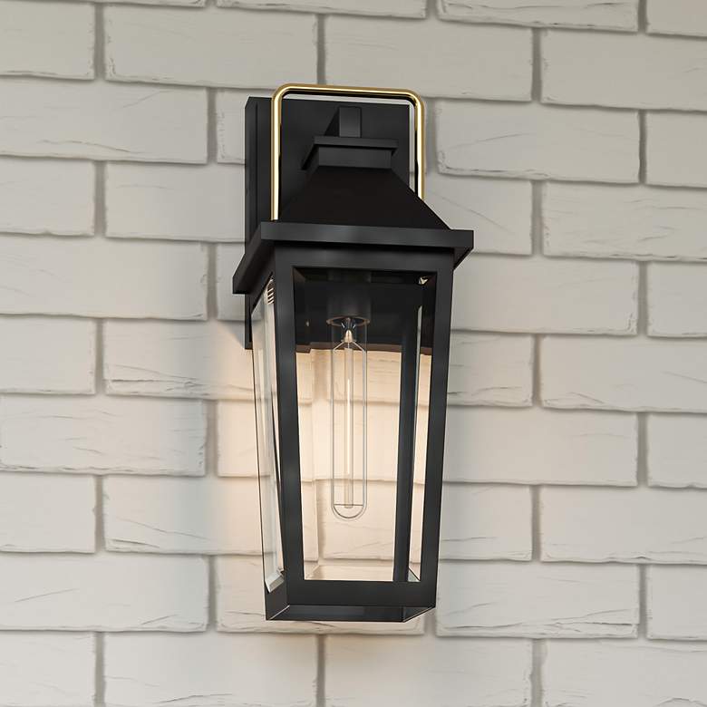 Image 1 Buckley 1-Light Matte Black Outdoor Wall Lantern