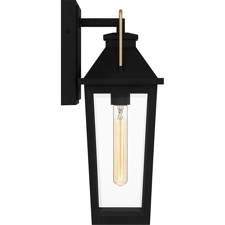 Image 4 Buckley 1-Light Matte Black Outdoor Wall Lantern more views