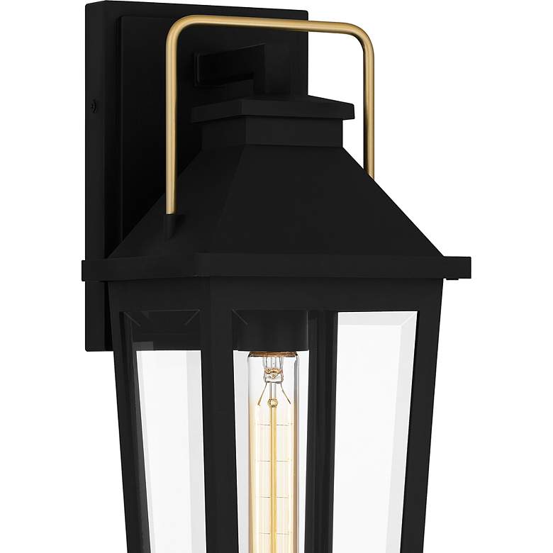 Image 5 Buckley 1-Light Matte Black Outdoor Wall Lantern more views