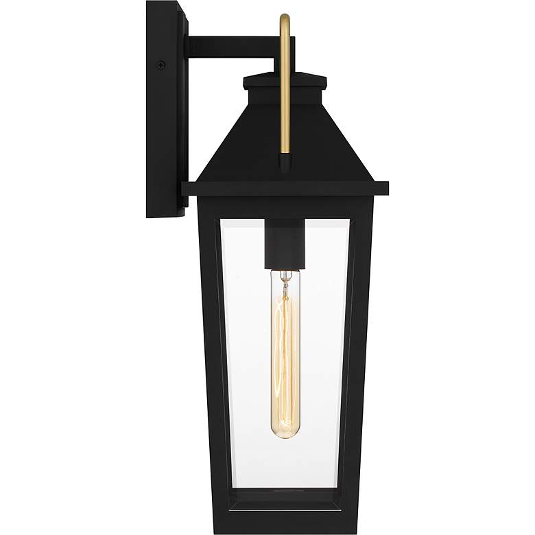 Image 4 Buckley 1-Light Matte Black Outdoor Wall Lantern more views