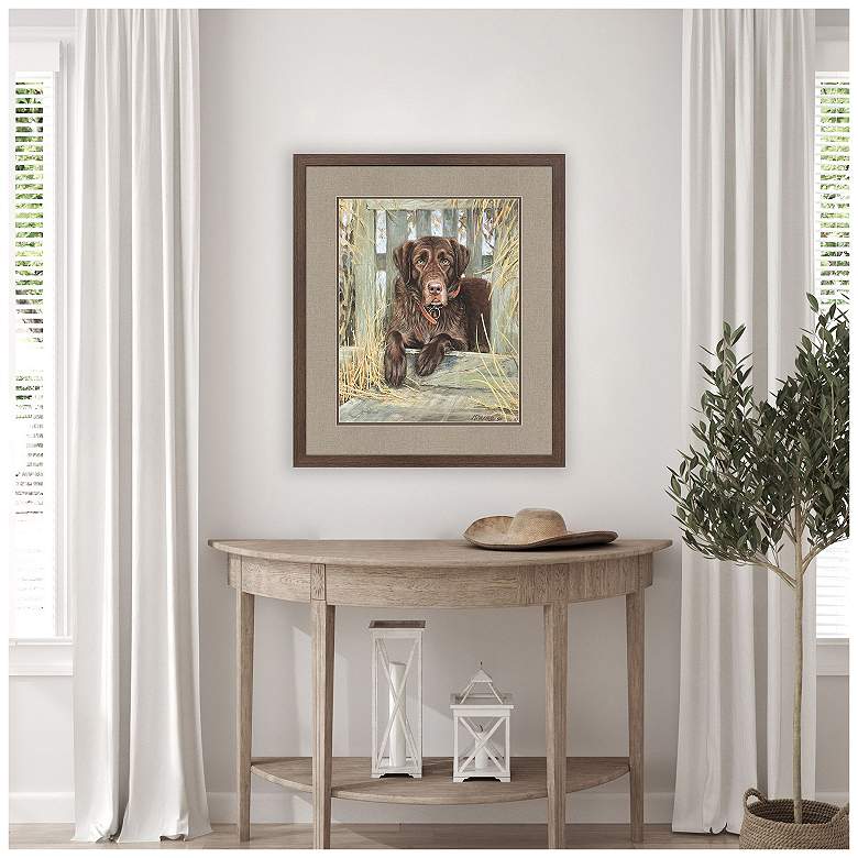 Image 5 Bud 35"W x 41"H Framed Art more views