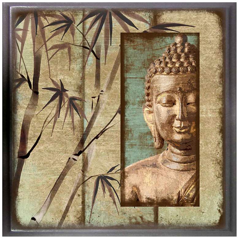 Image 1 Buddha Peace I 12 inch Square Giclee Wall Art
