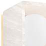 Budnick 4 1/2" High Alabaster Shell LED Wall Sconce