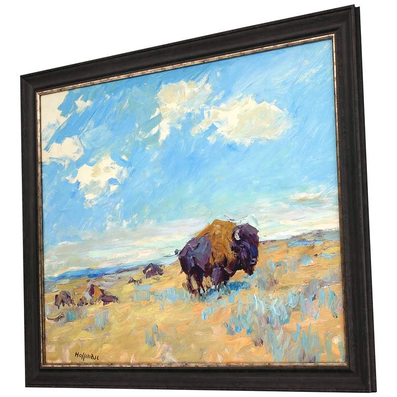 Image 5 Buffalo 46 inch Wide Rectangular Giclee Framed Wall Art more views