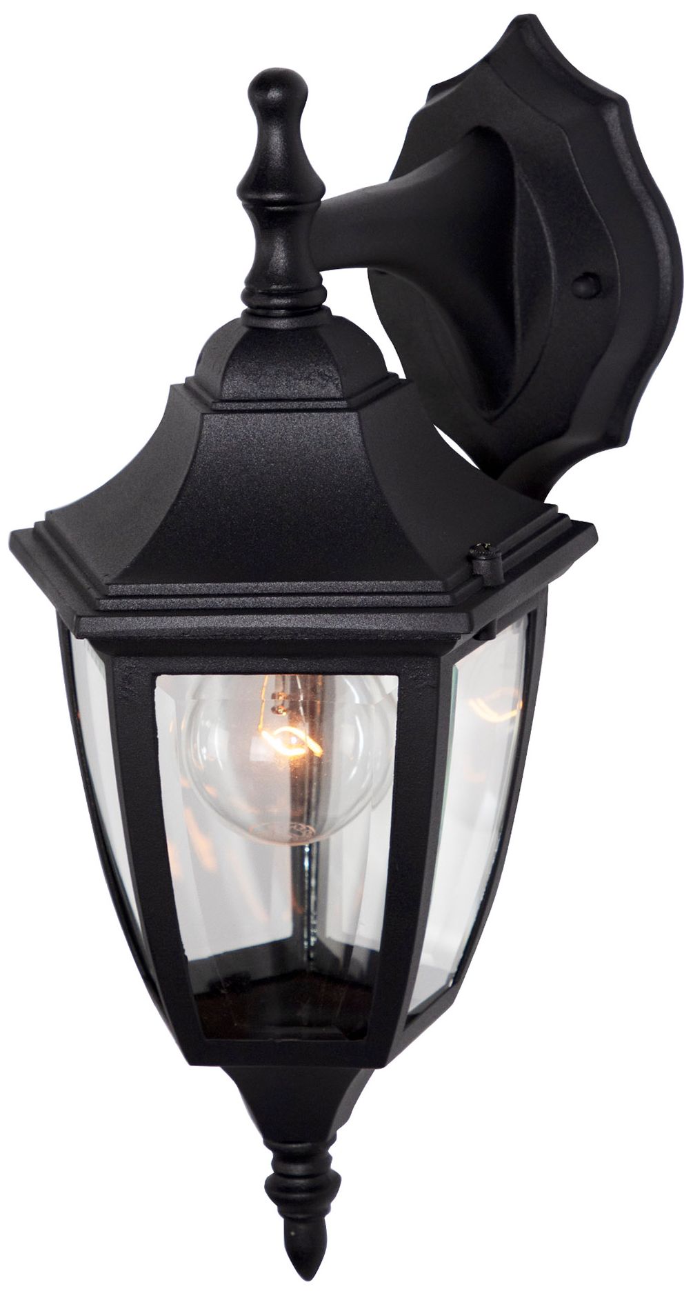Image 3 Builder 14 1/4" High Top-Mount Black Outdoor Wall Light more views