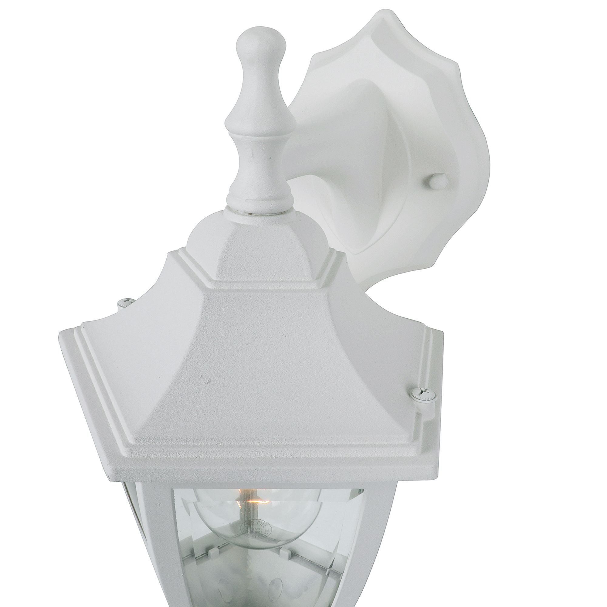 Image 4 Builder 14 1/4" High Top-Mount White Outdoor Wall Light more views