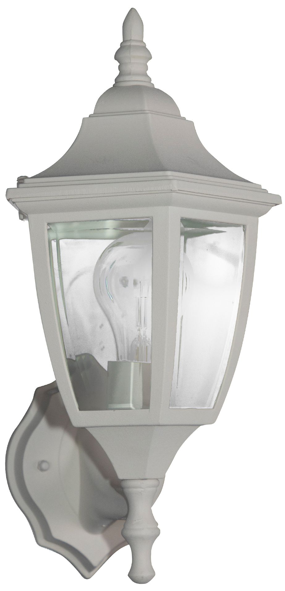 Image 6 Builder 14 1/4"H Bottom-Mount White Outdoor Wall Light more views