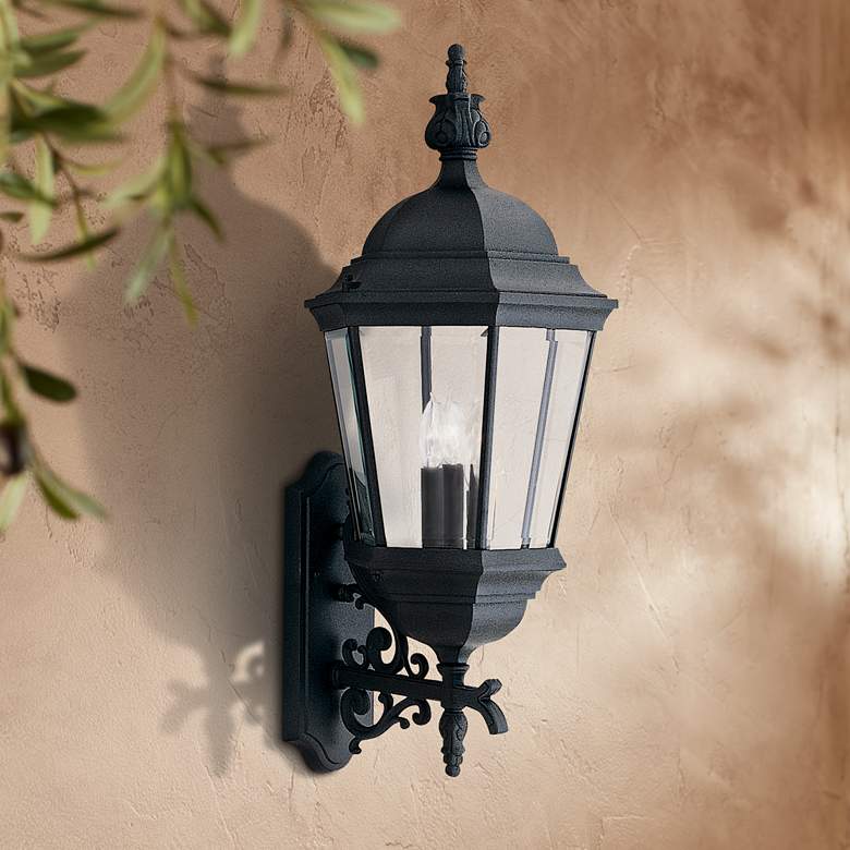 Image 1 Builder 30 1/2" High Traditional Black Outdoor Wall Light