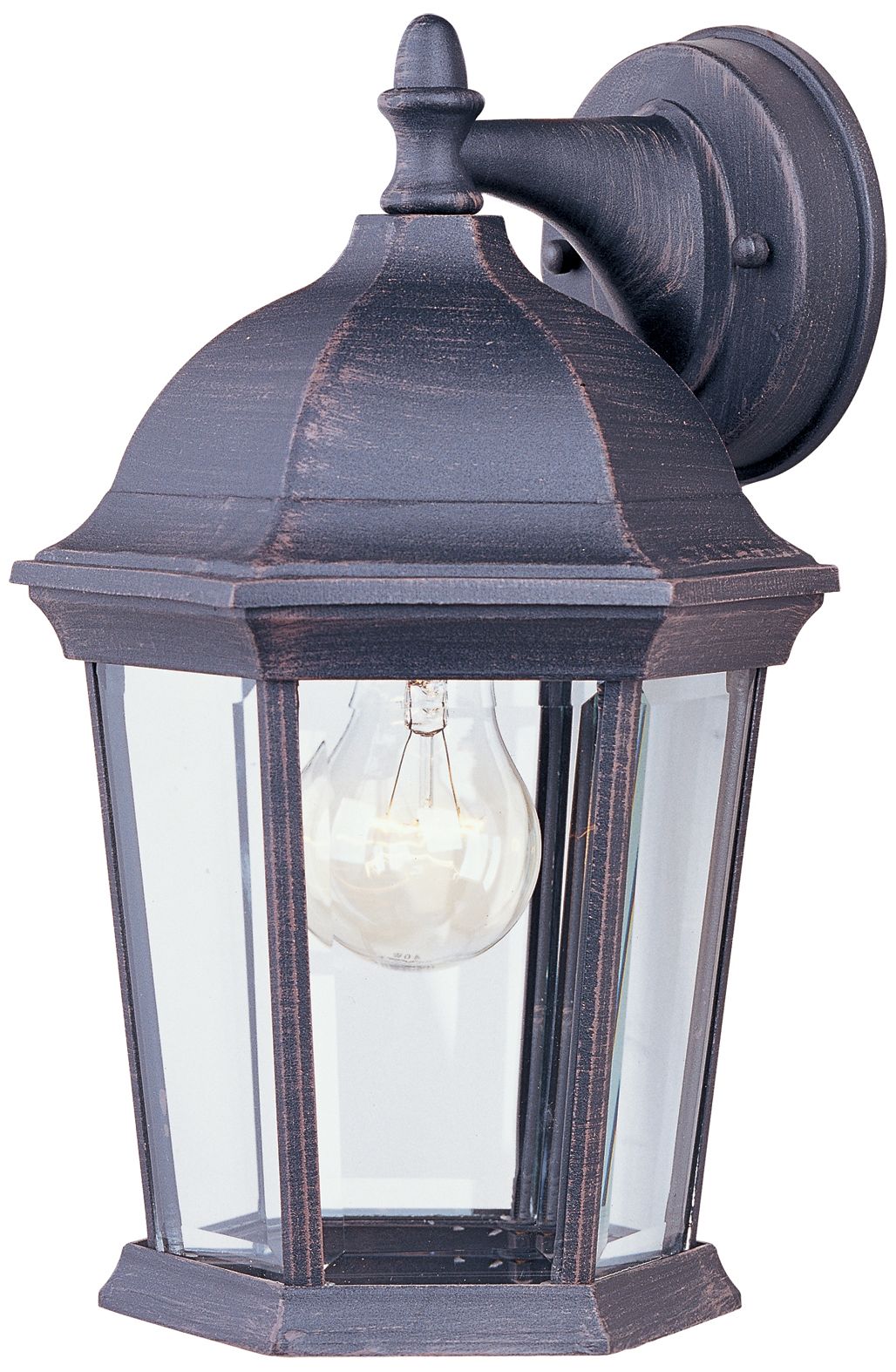 Builder Cast 1-Light Outdoor Wall Lantern - Rust Patina