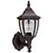 Builder Collection 14 1/4" High Bottom-Mount Gold Outdoor Wall Light