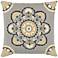 Bukhara Eclipse 22" Square Indoor-Outdoor Pillow