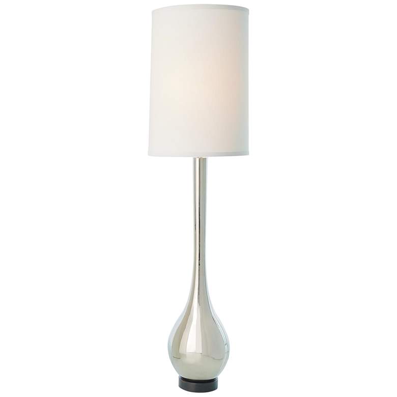 Image 2 Bulb Nickel Metal Vase Floor Lamp