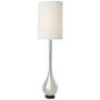 2_Bulb Nickel Metal Vase Floor Lamp