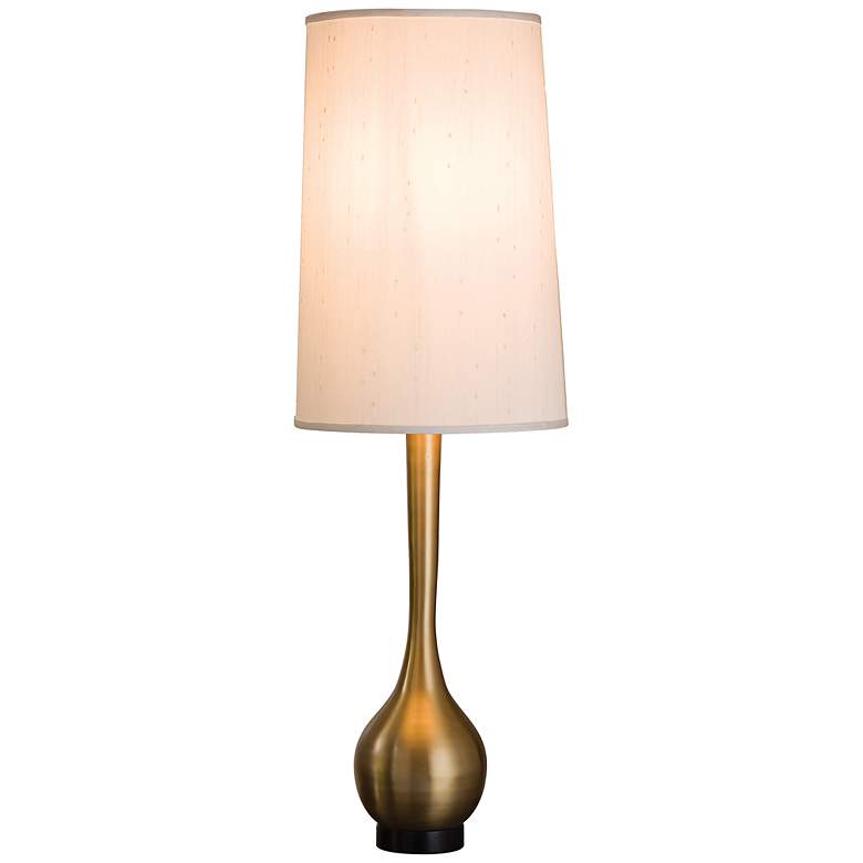 Image 1 Bulb Vase Antique Brass Table Lamp