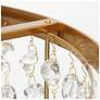 5_Bulbiferum 6-Light Gold Glass Beads Drum Chandelier more views