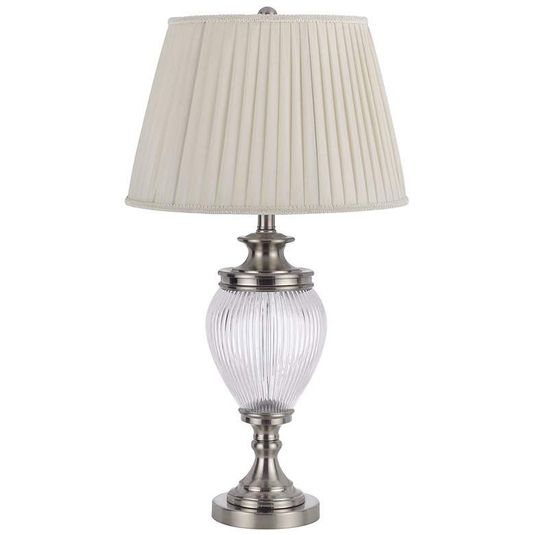 Image 1 Bulbous Glass LED Night Light Table Lamp