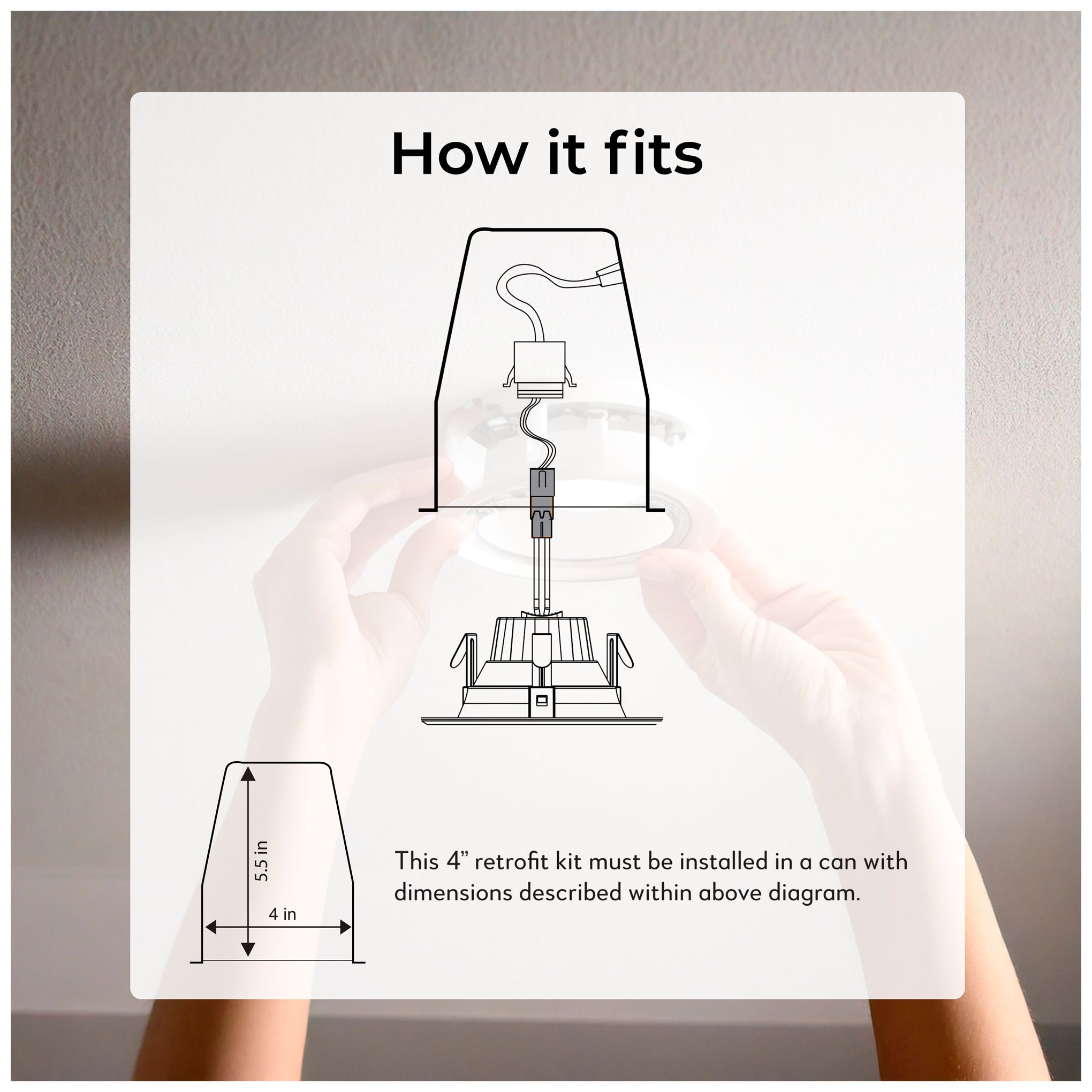 Image 6 Bulbrite 4" Downlight Retrofit 2700K Round Dimmable JA8 120V 4PK White more views