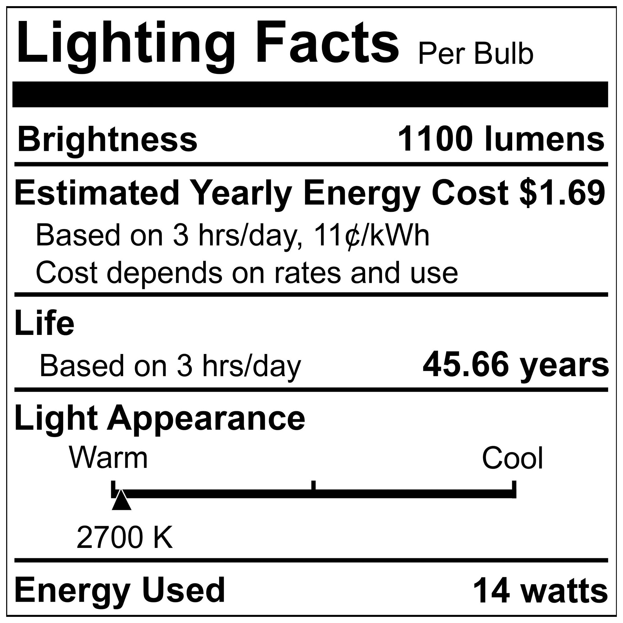 Bulbrite 5/6" Downlight Retrofit 2700K Round Dimmable JA8 120V 4PK Whi