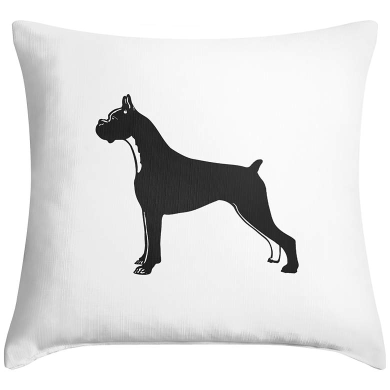 Image 1 Bulldog 18 inch Square Throw Pillow