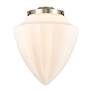 4_Bullet 12" Oil Rubbed Bronze Mini Pendant w/ Matte White Shade more views
