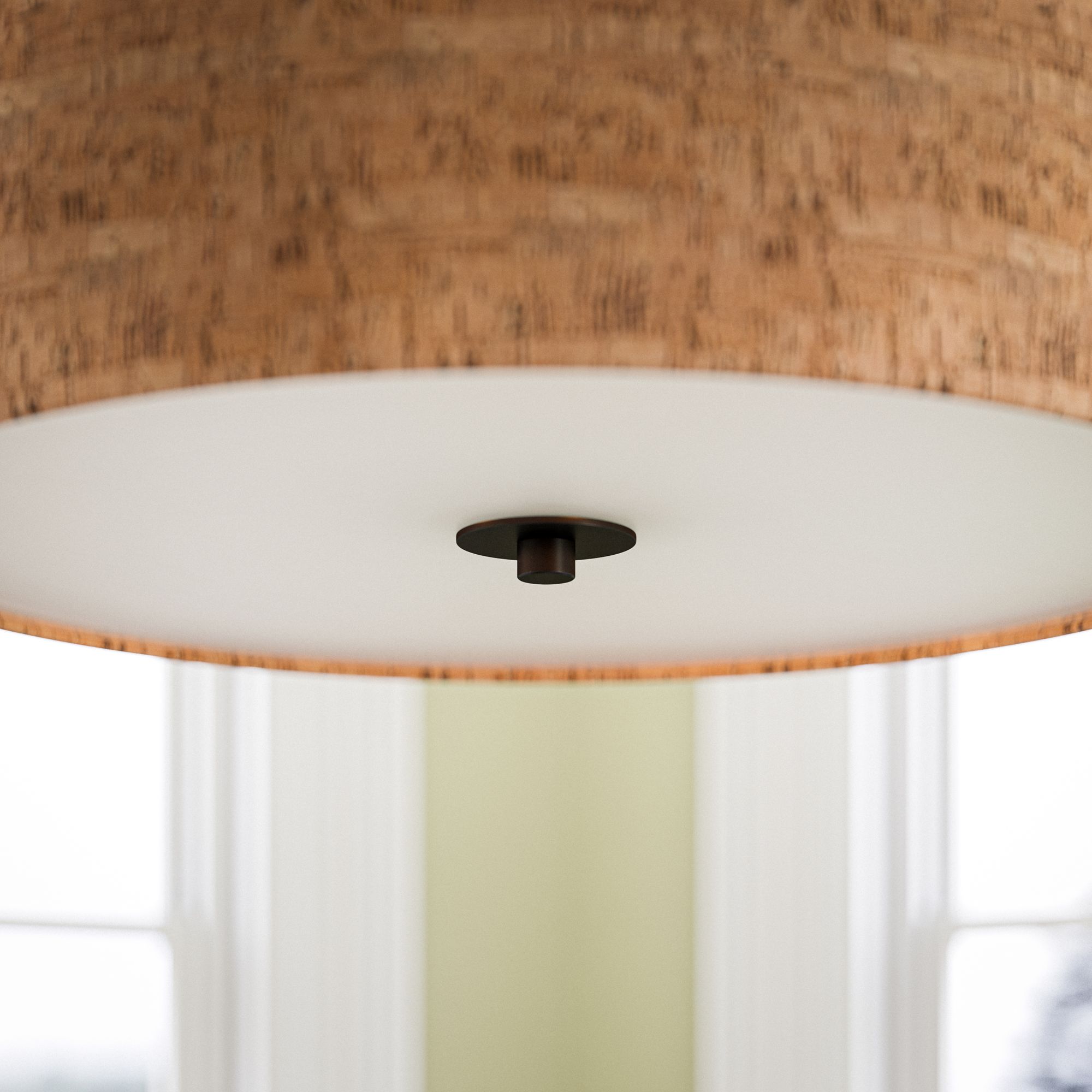 Bullet 22" wide cork pendant