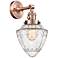 Bullet 7" Antique Copper Sconce w/ Seedy Shade