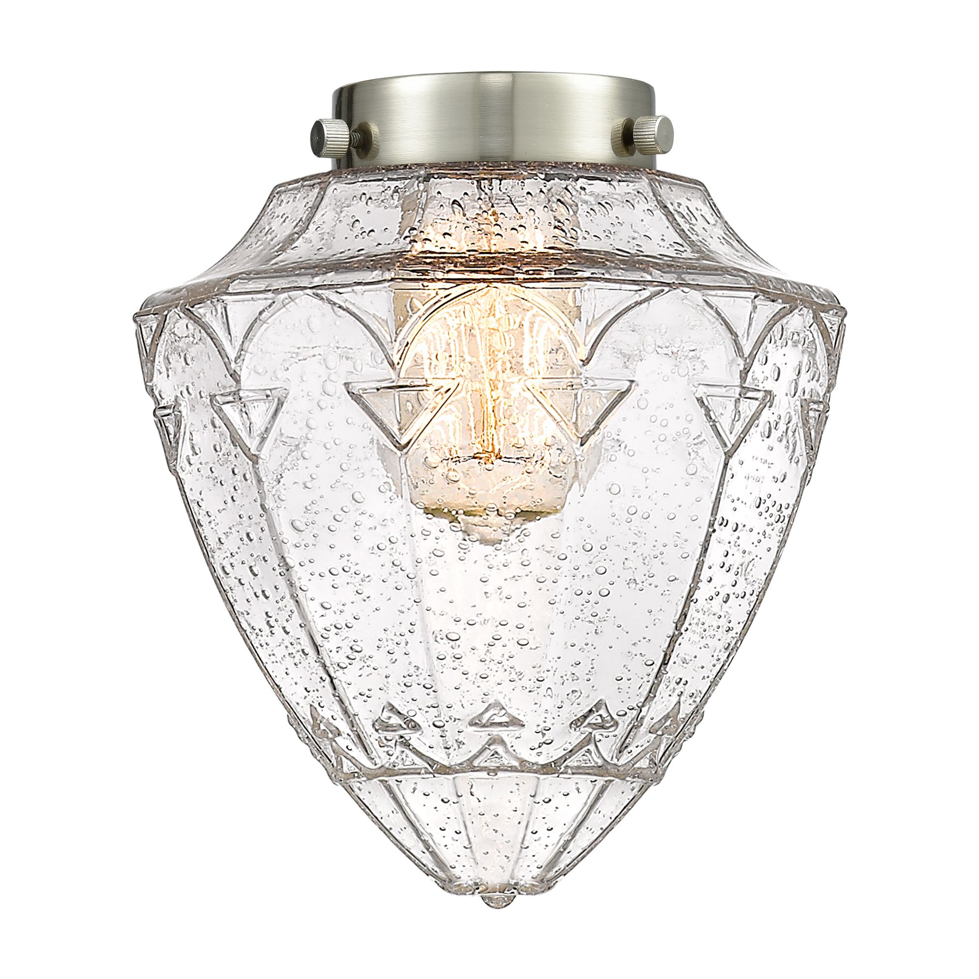 Image 3 Bullet 7" Black Antique Brass Sconce w/ Seedy Shade more views