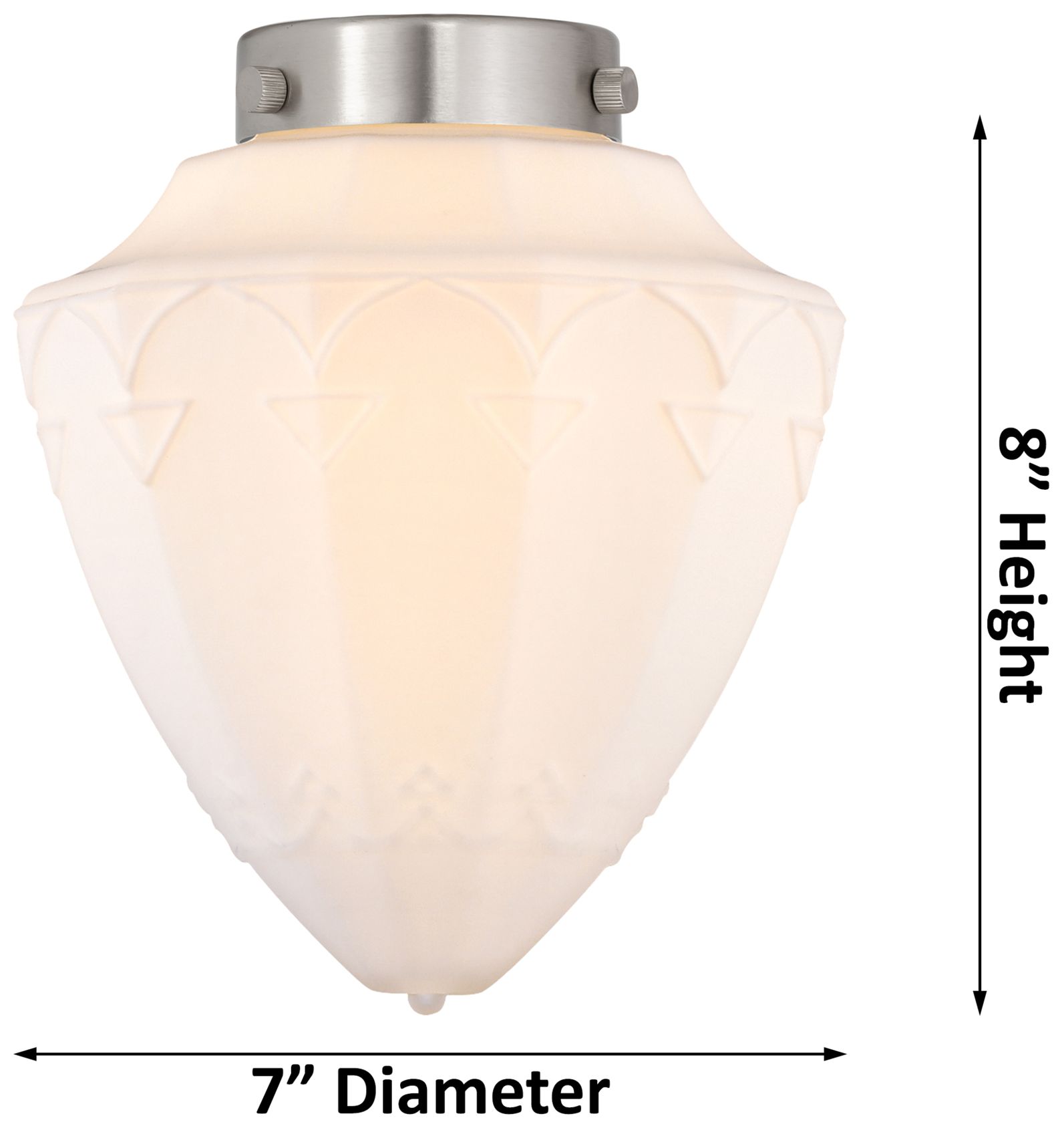 Image 5 Bullet 7" Brushed Satin Nickel Cord Hung Mini Pendant w/ Seedy Shade more views