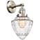 Bullet 7" Brushed Satin Nickel Sconce w/ Seedy Shade