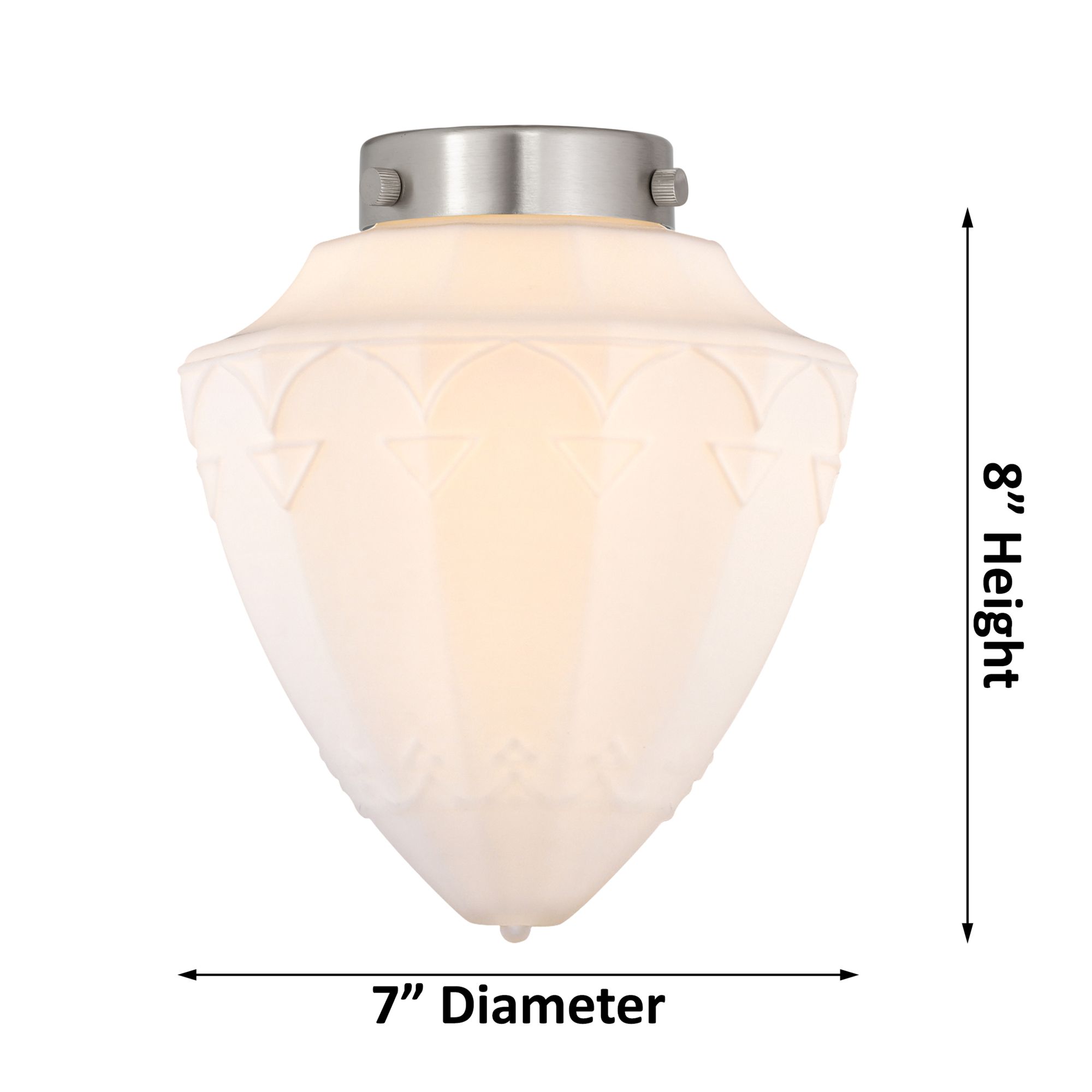 Image 5 Bullet 7" Oil Rubbed Bronze Sconce w/ Seedy Shade more views