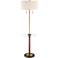 Bullock Tray Table Floor Lamp with USB Port and Outlet