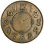 Bulova 11" High Frank Lloyd Wright Exhibition Typeface Clock