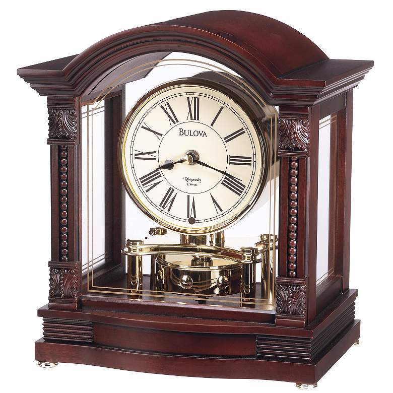 Image 1 Bulova Bardwell Chime Pendulum Clock