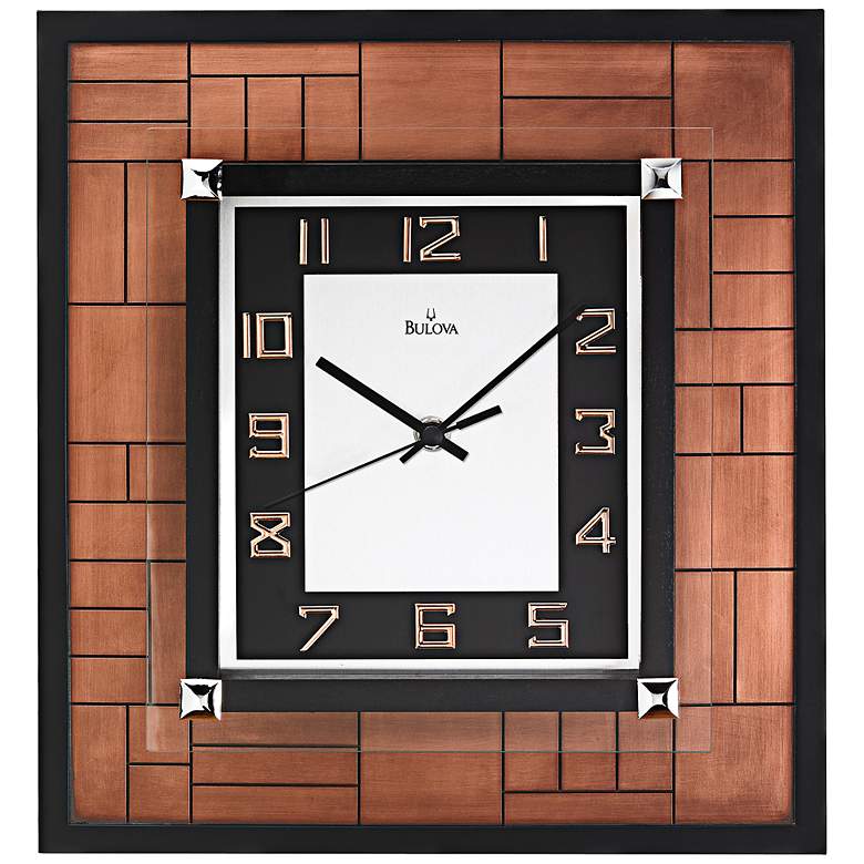 Image 1 Bulova Corydon 12 1/2 inch High Wall Clock