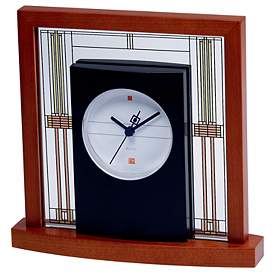 Image1 of Bulova Frank Lloyd Wright's Willits House Table Clock