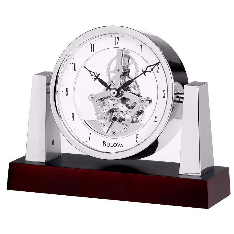 Image 1 Bulova Largo Executive Clock