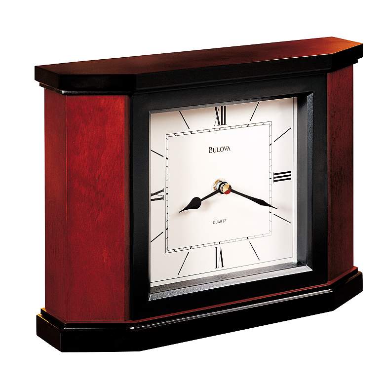 Image 2 Bulova Morrigon 10" Wide Mantel Clock