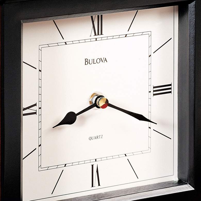 Image 3 Bulova Morrigon 10" Wide Mantel Clock more views